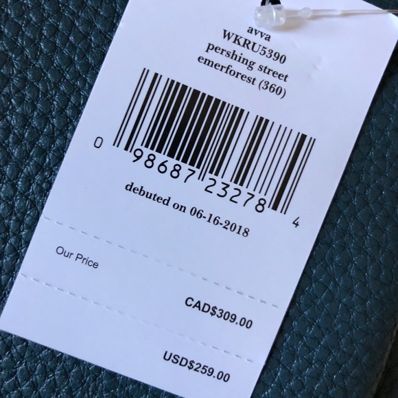 Kate Spade Teal Leather Crossbody Bag - Picture 5 of 5